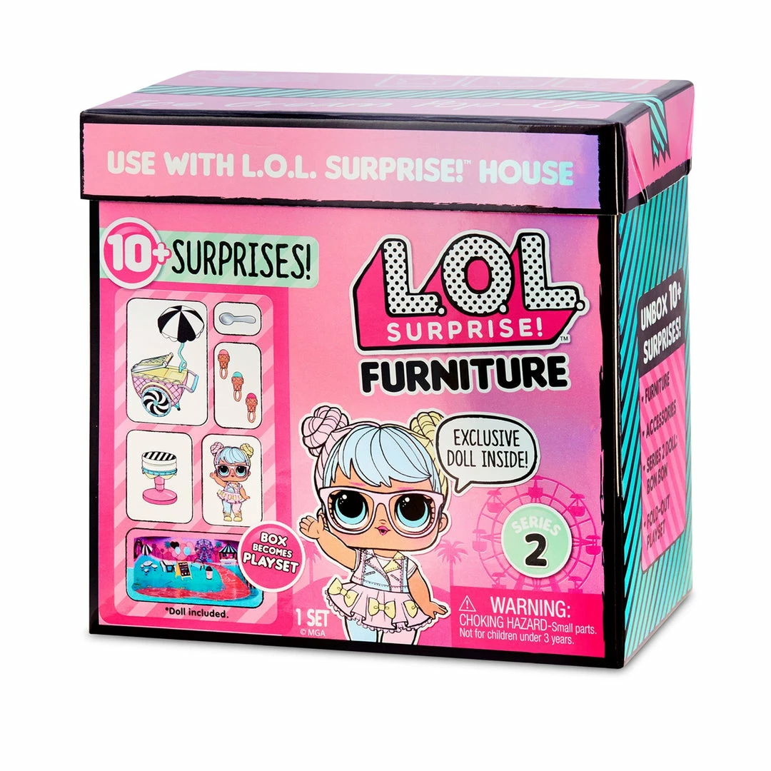 LOL Surprise Furniture Series 2 Ice Cream Pop-Up With Bon Bon & 10+ Surprises Collectible Dolls 6 LOL Surprise Furniture Series 2 Ice Cream Pop-Up With Bon Bon & 10+ Surprises Collectible Dolls