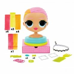 LOL Surprise OMG Styling Head Neonlicious With Stick-On Hair For Endless Styles