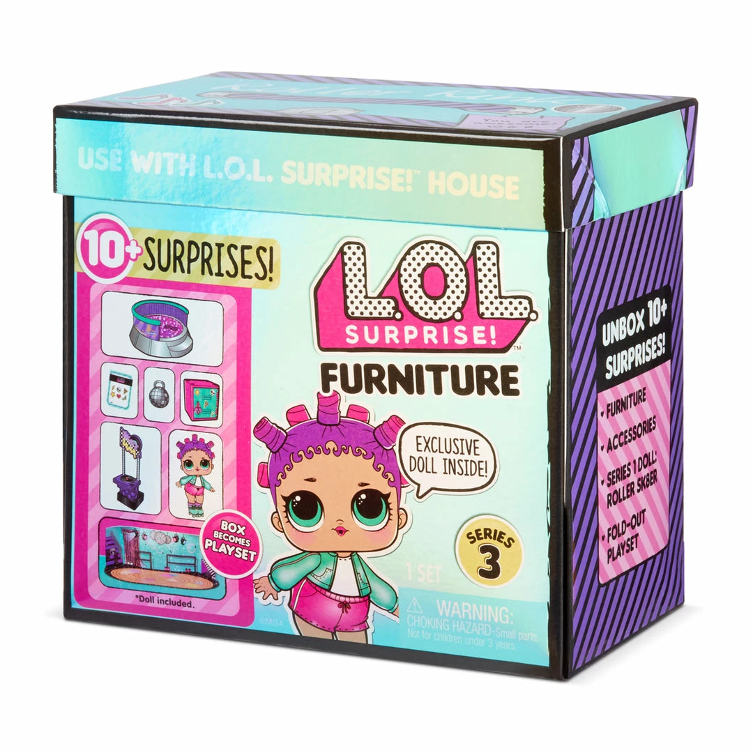 LOL Surprise Furniture Series 3 Roller Rink With Roller Sk8er & 10+ Surprises 6 LOL Surprise Furniture Series 3 Roller Rink With Roller Sk8er & 10+ Surprises