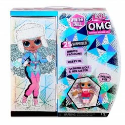 Gifts LOL Surprise OMG Winter Chill Icy Gurl Fashion Doll & Brrr B.B. Doll With 25 Surprises