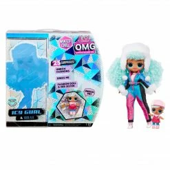 Gifts LOL Surprise OMG Winter Chill Icy Gurl Fashion Doll & Brrr B.B. Doll With 25 Surprises
