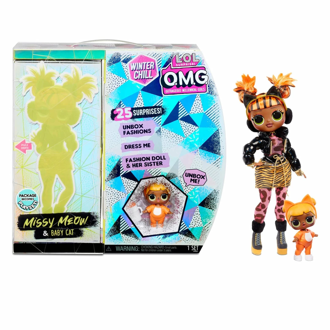 Create Your Own Bundle LOL Surprise OMG Winter Chill Missy Meow Fashion Doll & Baby Cat Doll With 25 Surprises 3 Create Your Own Bundle LOL Surprise OMG Winter Chill Missy Meow Fashion Doll & Baby Cat Doll With 25 Surprises