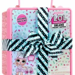 Gifts LOL Surprise Deluxe Present Surprise With Limited Edition Miss Par-tay Doll And Pet, Pink