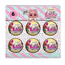 LOL Surprise Confetti Pop 6 Pack Angel - 6 Re-released Dolls Each With 9 Surprises Create Your Own Bundle