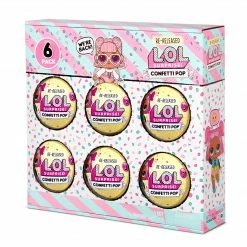 LOL Surprise Confetti Pop 6 Pack Angel - 6 Re-released Dolls Each With 9 Surprises Create Your Own Bundle