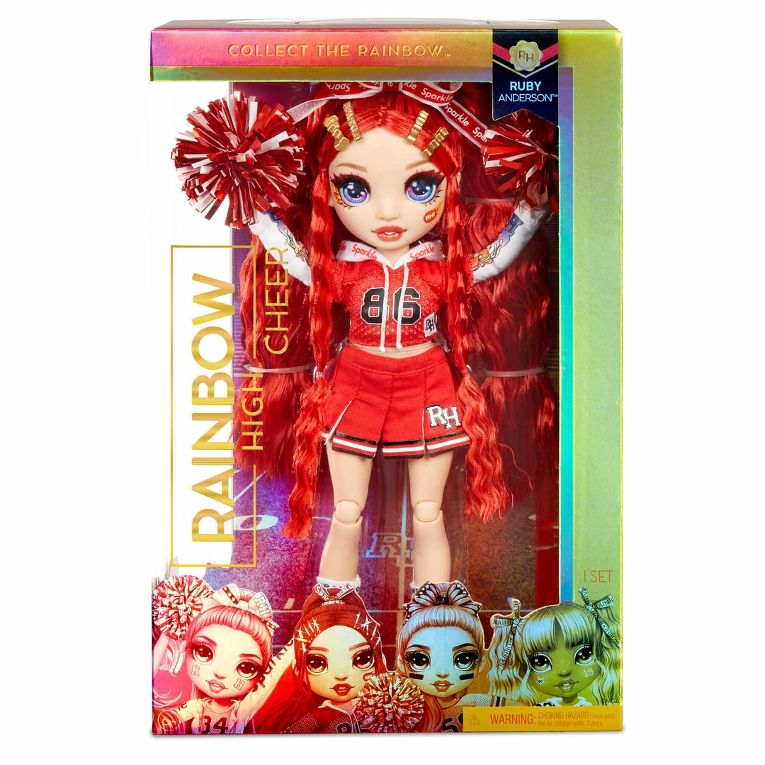Rainbow High Cheer Ruby Anderson – Red Cheerleader Fashion Doll 4 Rainbow High Cheer Ruby Anderson – Red Cheerleader Fashion Doll