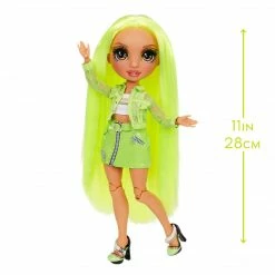 Rainbow High Karma Nichols – Series 2 Neon Green Fashion Doll With 2 Complete Outfits And Accessories 14 Rainbow High Karma Nichols – Series 2 Neon Green Fashion Doll With 2 Complete Outfits And Accessories