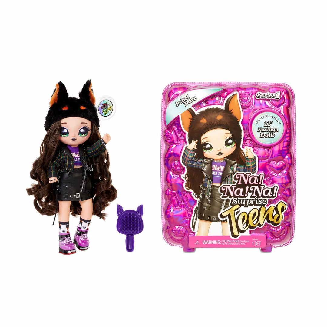 Na Na Na Surprise Teens Fashion Doll – Rebel Dare, Dog Inspired 3 Na Na Na Surprise Teens Fashion Doll – Rebel Dare, Dog Inspired