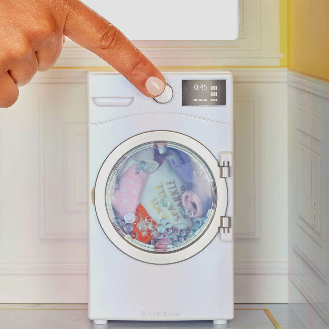 Rainbow High House Playset- 3-Story Wood Doll House (4-ft Tall And 3-FT Wide), Fully Furnished 7 Rainbow High House Playset- 3-Story Wood Doll House (4-ft Tall And 3-FT Wide), Fully Furnished