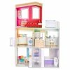 Rainbow High House Playset- 3-Story Wood Doll House (4-ft Tall And 3-FT Wide), Fully Furnished