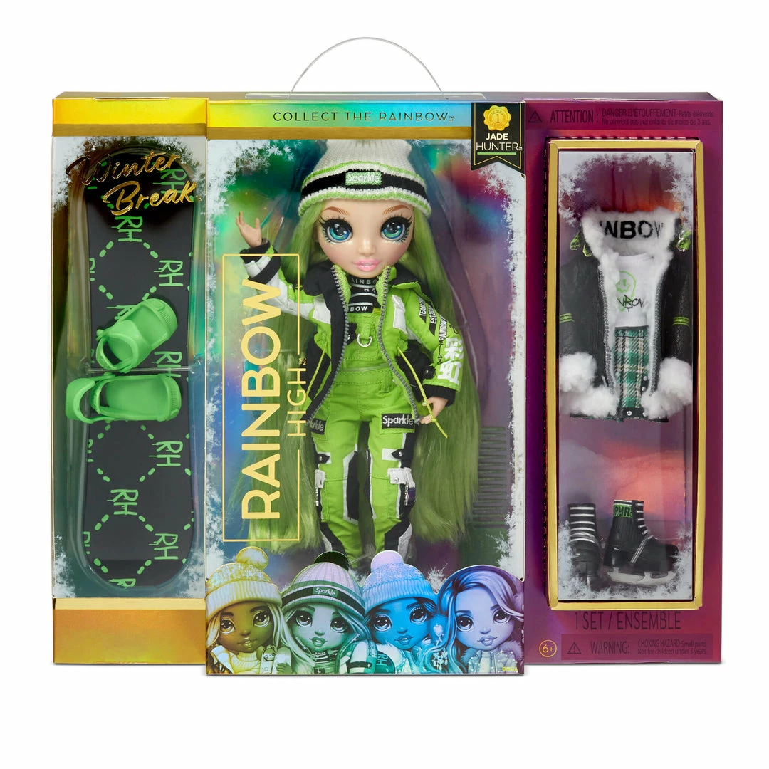Rainbow High Winter Break Fashion Doll Jade Hunter With Accessories 10 Rainbow High Winter Break Fashion Doll Jade Hunter With Accessories