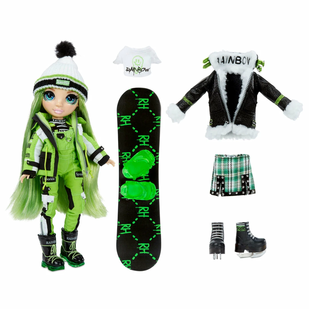 Rainbow High Winter Break Fashion Doll Jade Hunter With Accessories 3 Rainbow High Winter Break Fashion Doll Jade Hunter With Accessories