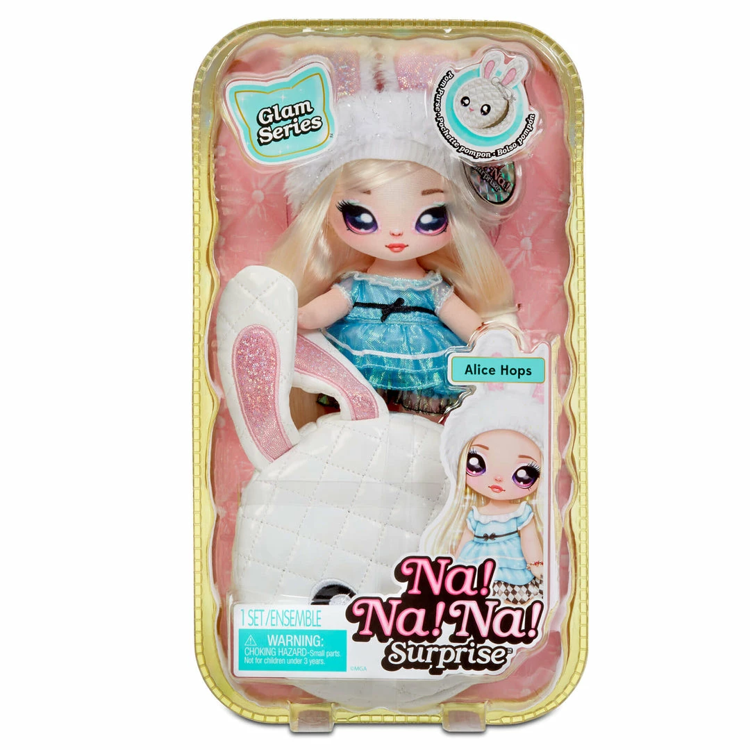 Na Na Na Surprise 2-in-1 Soft Fashion Doll Glam Series - Alice Hops 6 Na Na Na Surprise 2-in-1 Soft Fashion Doll Glam Series - Alice Hops