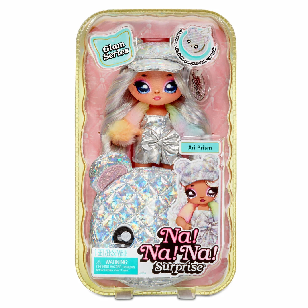Na Na Na Surprise 2-in-1 Soft Fashion Doll Glam Series - Ari Prism 10 Na Na Na Surprise 2-in-1 Soft Fashion Doll Glam Series - Ari Prism