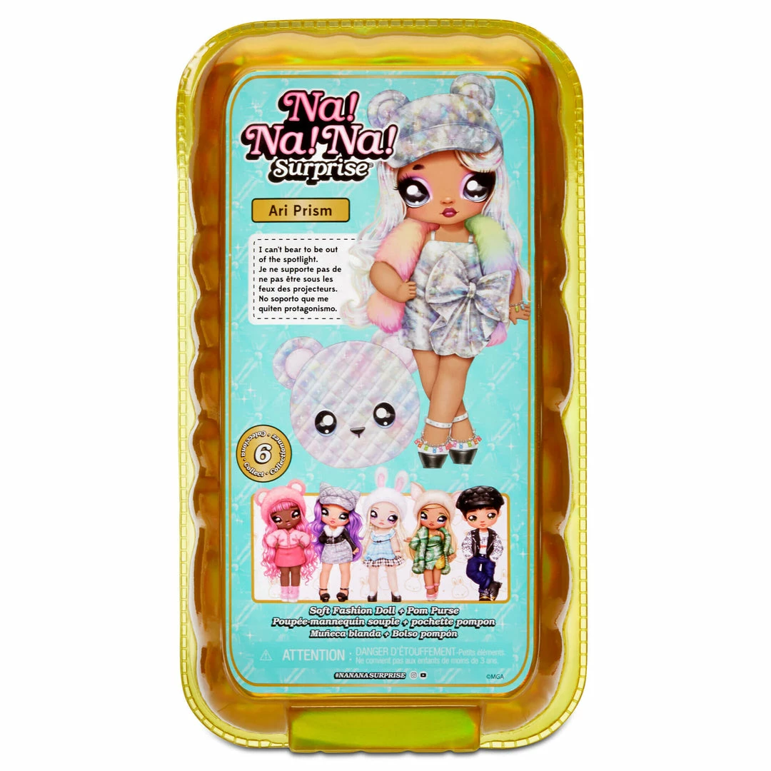 Na Na Na Surprise 2-in-1 Soft Fashion Doll Glam Series - Ari Prism 7 Na Na Na Surprise 2-in-1 Soft Fashion Doll Glam Series - Ari Prism