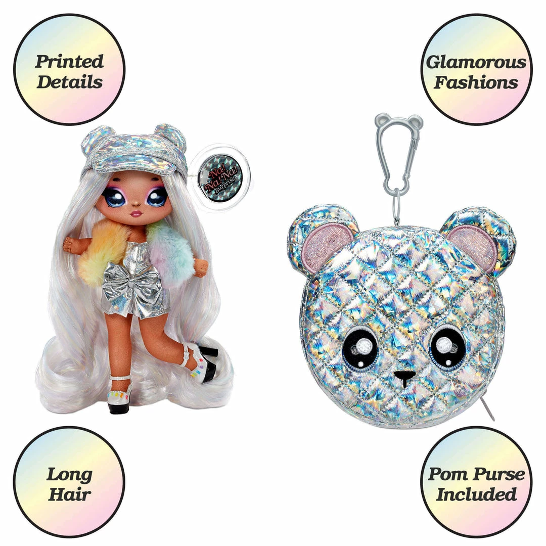 Na Na Na Surprise 2-in-1 Soft Fashion Doll Glam Series - Ari Prism 5 Na Na Na Surprise 2-in-1 Soft Fashion Doll Glam Series - Ari Prism