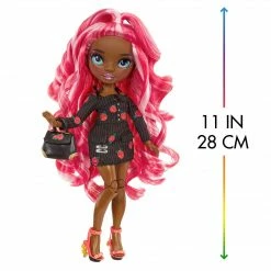Rainbow High Daria Roselyn-Series 3 Rose (Pinkish Red) Fashion Doll With 2 Outfits