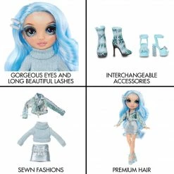 Rainbow High Gabriella Icely-Series 3 Ice (Light Blue) Fashion Doll With 2 Outfits 15 Rainbow High Gabriella Icely-Series 3 Ice (Light Blue) Fashion Doll With 2 Outfits
