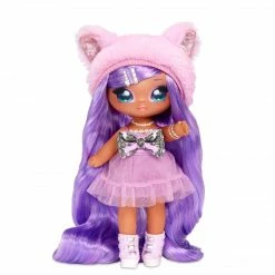 Na Na Na Surprise Family, Soft Lavender Kitty Family, Doll Set Of 3 With 2 Fashion Dolls And 1 Pet