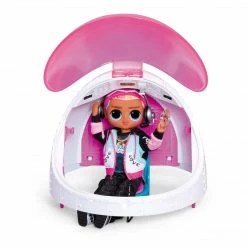LOL Surprise OMG Plane 4-in-1 Playset Transforms Into An Airplane, Car, Recording Studio Or Mixing Booth With 50 Surprises Doll Accessories