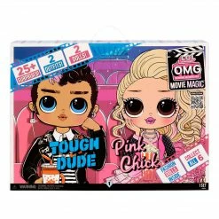 LOL Surprise OMG Movie Magic 2 Pack Fashion Dolls - Tough Dude & Pink Chick