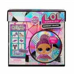 LOL Surprise Winter Chill Hangout Spaces Furniture Playset With Bling Queen Doll Doll Houses And Playsets