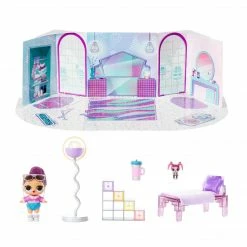 LOL Surprise Winter Chill Hangout Spaces Furniture Playset With Bling Queen Doll Doll Houses And Playsets