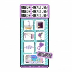 Create Your Own Bundle LOL Surprise Winter Chill Hangout Spaces Furniture Playset With Ice Doll