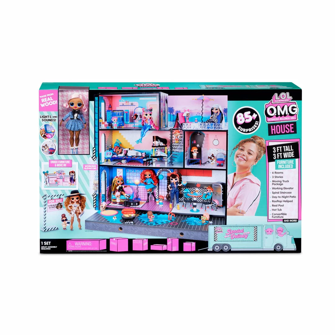 LOL Surprise Home Sweet Home With Doll - Wood Doll House With 85+ Surprises Sale 9 LOL Surprise Home Sweet Home With Doll - Wood Doll House With 85+ Surprises Sale