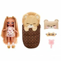 Na Na Na Surprise Teens Slumber Party Fashion Doll – Lara Vonn, 11" Soft Fabric Doll, Teddy Bear Inspired
