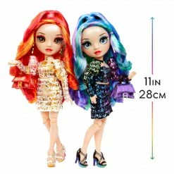 Rainbow High Special Edition Twin Fashion Dolls, Laurel & Holly De'Vious With Doll Accessories 16 Rainbow High Special Edition Twin Fashion Dolls, Laurel & Holly De'Vious With Doll Accessories