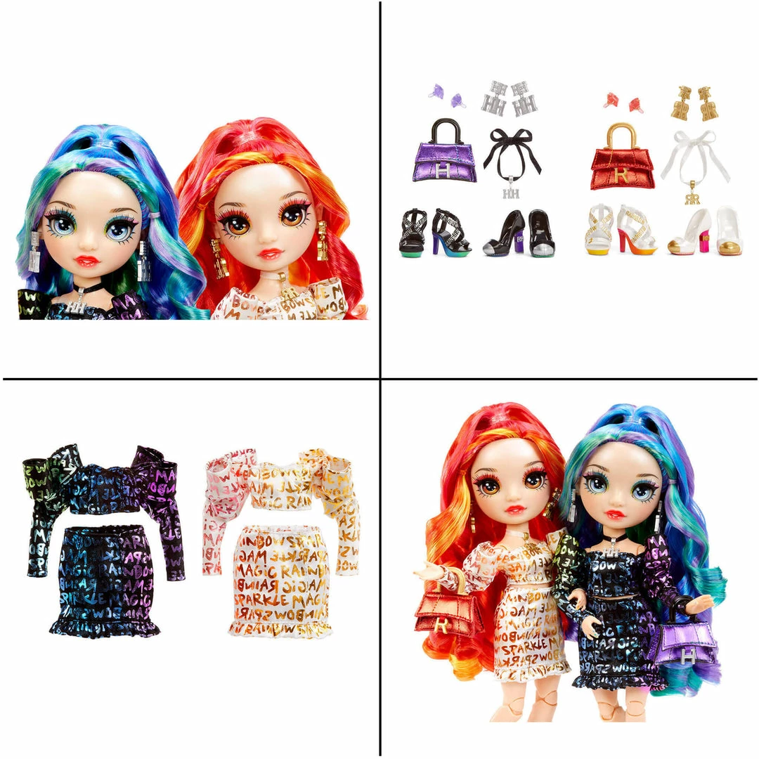 Rainbow High Special Edition Twin Fashion Dolls, Laurel & Holly De'Vious With Doll Accessories 9 Rainbow High Special Edition Twin Fashion Dolls, Laurel & Holly De'Vious With Doll Accessories