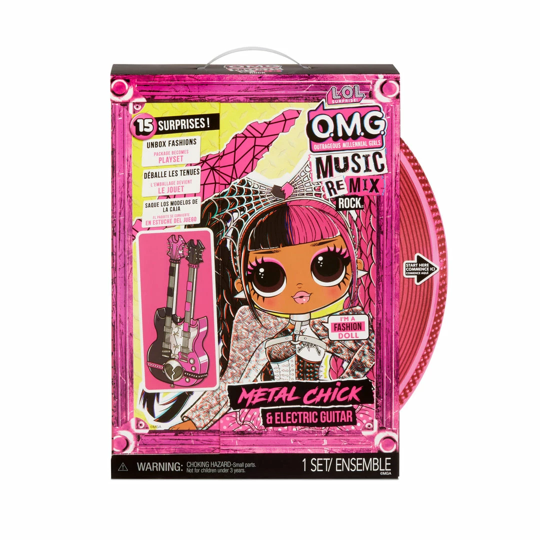 LOL Surprise OMG Remix Rock Metal Chick With Electric Guitar And 15 Surprises Sale 4 LOL Surprise OMG Remix Rock Metal Chick With Electric Guitar And 15 Surprises Sale