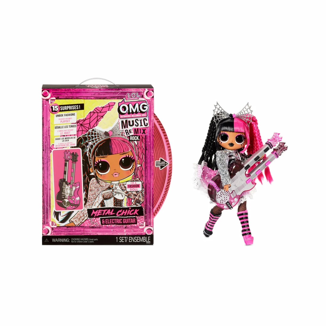 LOL Surprise OMG Remix Rock Metal Chick With Electric Guitar And 15 Surprises Sale 7 LOL Surprise OMG Remix Rock Metal Chick With Electric Guitar And 15 Surprises Sale