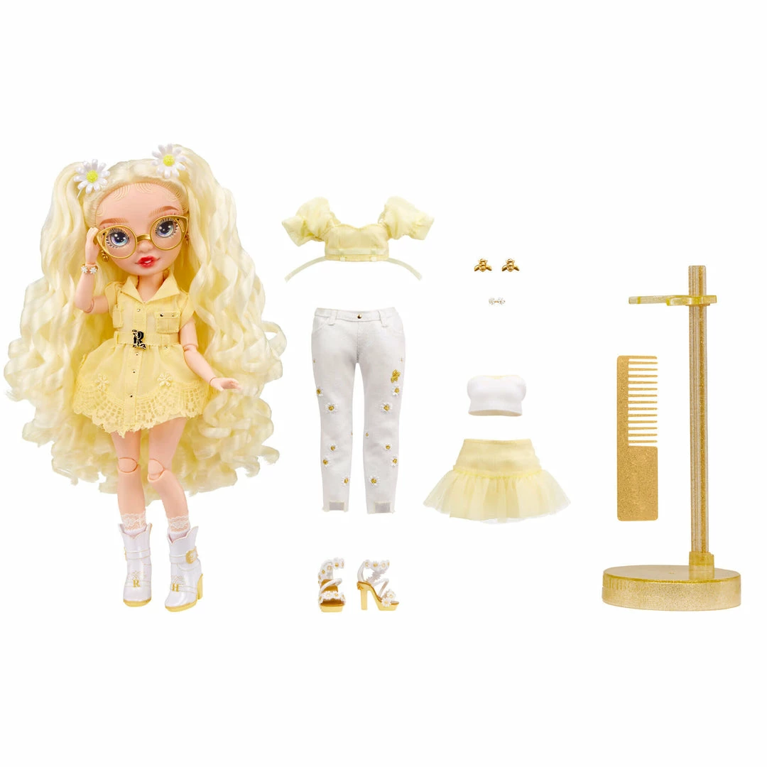Rainbow High Delilah Fields - Buttercup Yellow Fashion Doll 4 Rainbow High Delilah Fields - Buttercup Yellow Fashion Doll