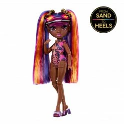 Rainbow High Pacific Coast Phaedra Westward- Sunset (Purple) With Pool Accessories Playset 15 Rainbow High Pacific Coast Phaedra Westward- Sunset (Purple) With Pool Accessories Playset