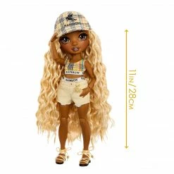 Rainbow High Pacific Coast Harper Dune-Sand (Light Yellow) With Pool Accessories Playset