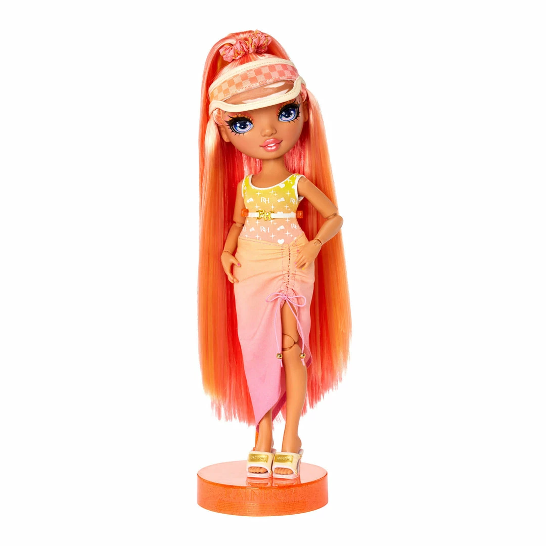 Rainbow High Pacific Coast Simone Summers - Sunrise (Orange) With Pool Accessories Playset 5 Rainbow High Pacific Coast Simone Summers - Sunrise (Orange) With Pool Accessories Playset