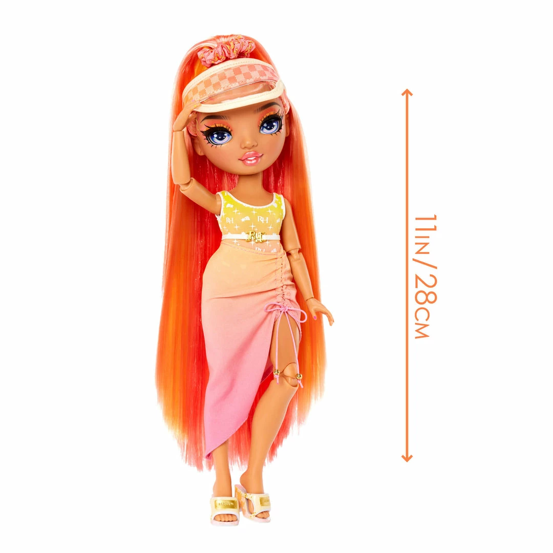 Rainbow High Pacific Coast Simone Summers - Sunrise (Orange) With Pool Accessories Playset 8 Rainbow High Pacific Coast Simone Summers - Sunrise (Orange) With Pool Accessories Playset