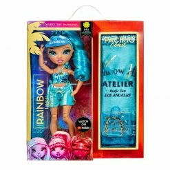 Rainbow High Pacific Coast Hali Capri (Blue) With Pool Accessories Playset 20 Rainbow High Pacific Coast Hali Capri (Blue) With Pool Accessories Playset