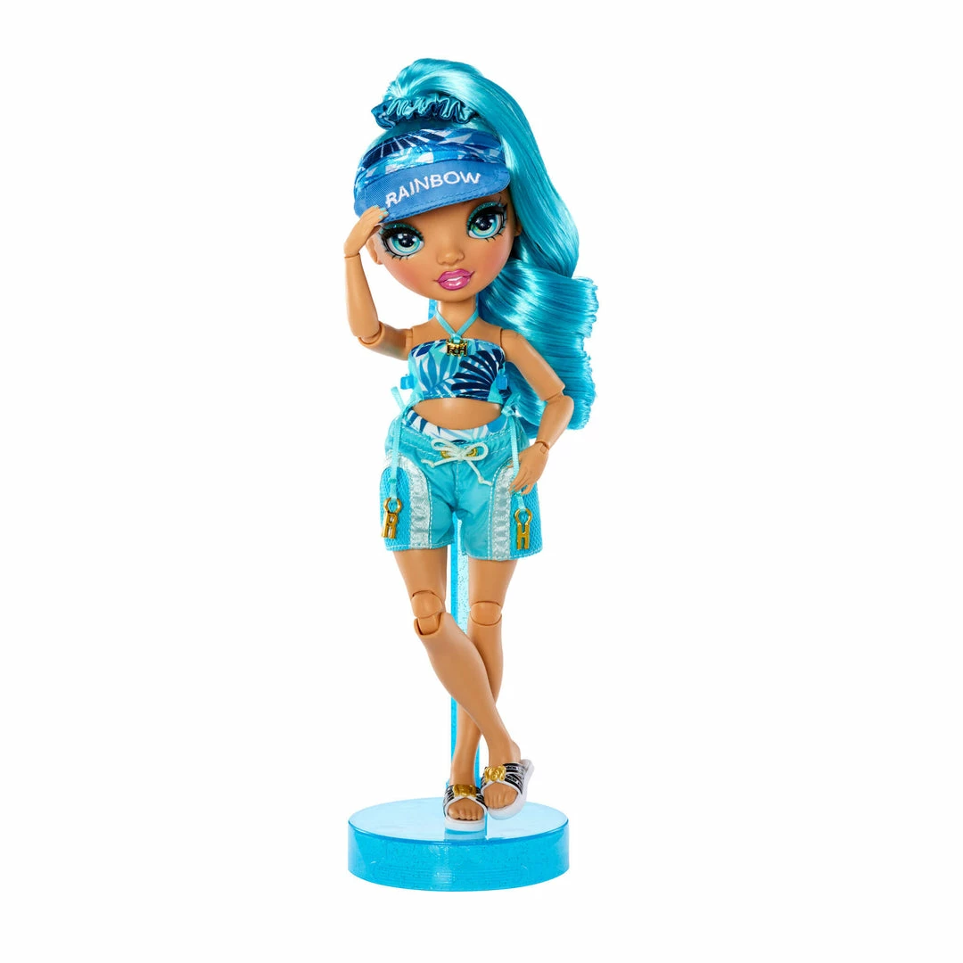 Rainbow High Pacific Coast Hali Capri (Blue) With Pool Accessories Playset 5 Rainbow High Pacific Coast Hali Capri (Blue) With Pool Accessories Playset