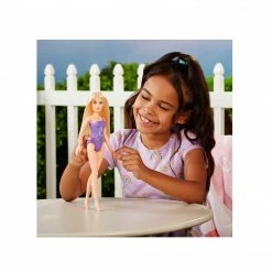 MGA's Dream Ella Splash Doll - Aria, 11.5" Blonde Hair Doll In Purple Swimsuit
