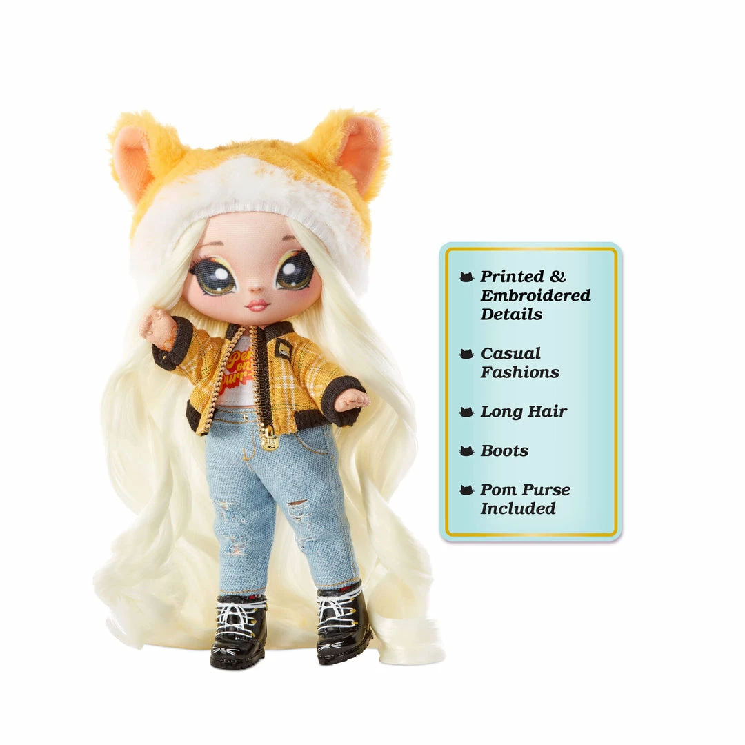 Na Na Na Surprise Glam Series 2 Tabitha Nekota - Tabby Cat-Inspired 7.5" Fashion Doll 5 Na Na Na Surprise Glam Series 2 Tabitha Nekota - Tabby Cat-Inspired 7.5" Fashion Doll