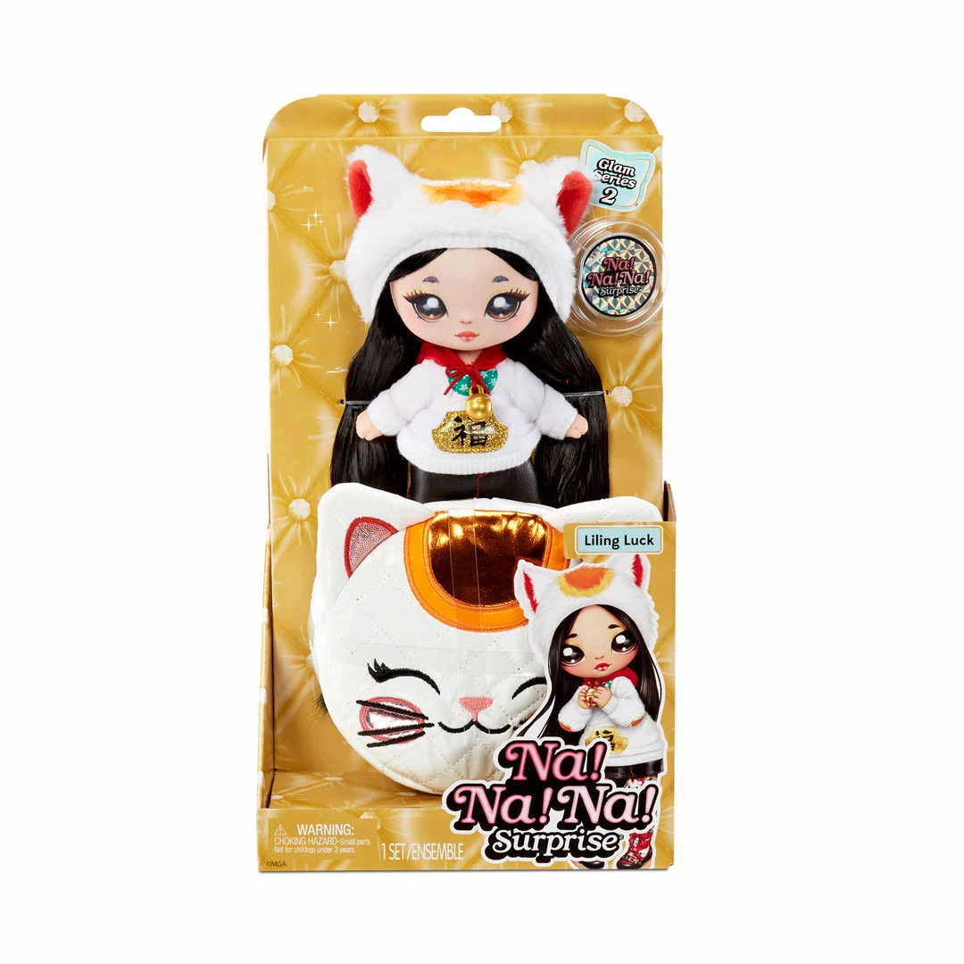 Na Na Na Surprise Glam Series 2 Liling Luck - Lucky Cat-Inspired 7.5" Fashion Doll 11 Na Na Na Surprise Glam Series 2 Liling Luck - Lucky Cat-Inspired 7.5" Fashion Doll