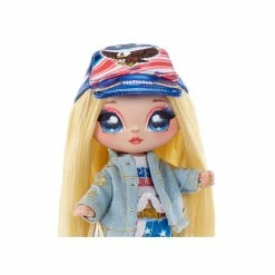 Na Na Na Surprise Glam Series 2 Erika Featherton - Patriotic Eagle-Inspired 7.5" Fashion Doll
