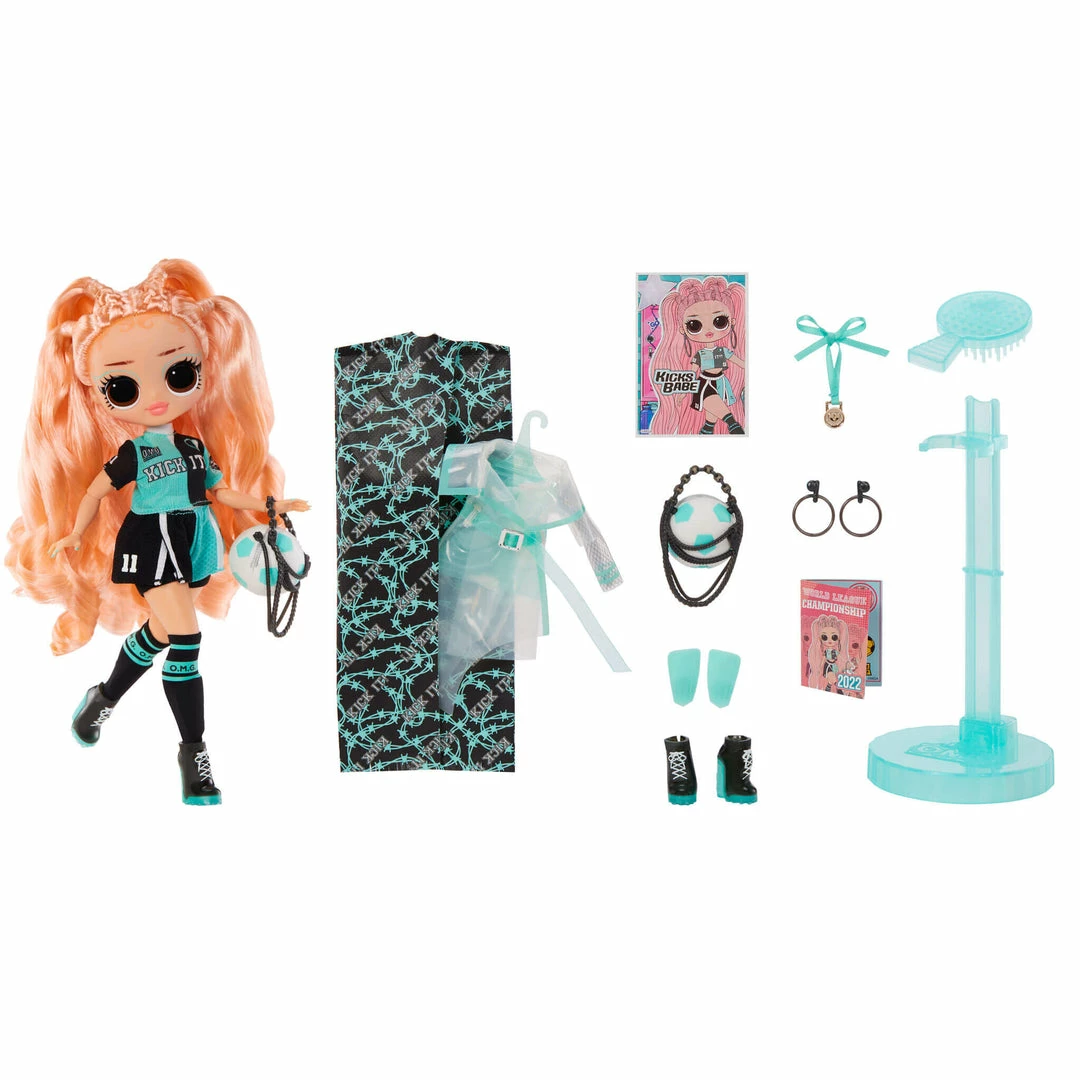 L.O.L. Surprise! Official Store New Releases LOL Surprise OMG Sports Fashion Doll Kicks Babe With 20 Surprises 4 L.O.L. Surprise! Official Store New Releases LOL Surprise OMG Sports Fashion Doll Kicks Babe With 20 Surprises