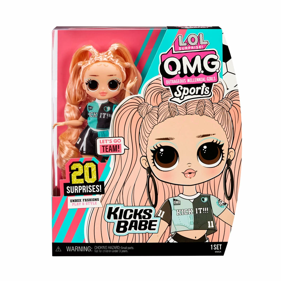 L.O.L. Surprise! Official Store New Releases LOL Surprise OMG Sports Fashion Doll Kicks Babe With 20 Surprises 9 L.O.L. Surprise! Official Store New Releases LOL Surprise OMG Sports Fashion Doll Kicks Babe With 20 Surprises
