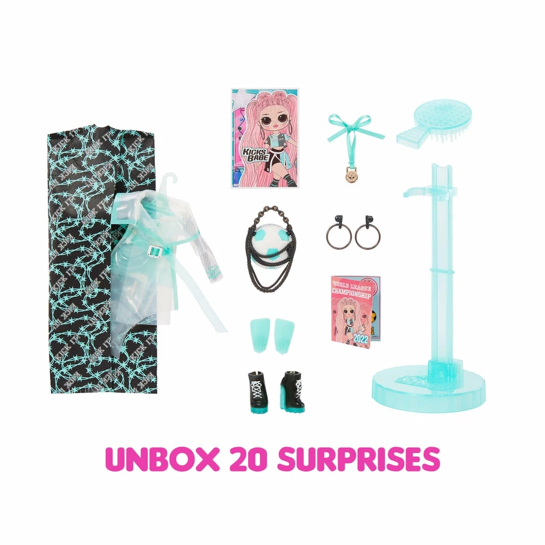 L.O.L. Surprise! Official Store New Releases LOL Surprise OMG Sports Fashion Doll Kicks Babe With 20 Surprises 5 L.O.L. Surprise! Official Store New Releases LOL Surprise OMG Sports Fashion Doll Kicks Babe With 20 Surprises