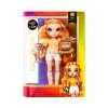 Rainbow High Junior High Poppy Rowan - 9-inch ORANGE Fashion Doll With Accessories