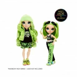 Rainbow High Junior High Jade Hunter - 9-inch GREEN Fashion Doll With Accessories